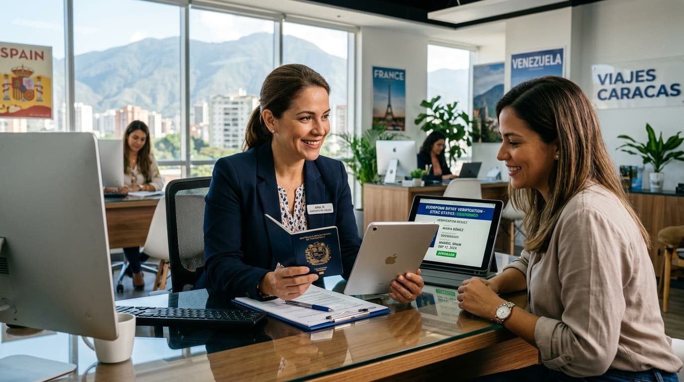 Check-in y pasaporte verificado
